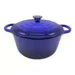 Olla de hierro esmaltado 5Lts azul c/u
