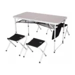Mesa plegable p/4 pers c/banco c/u