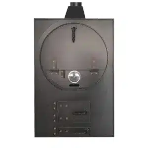 Horno empotrar a leña con bandeja c/u