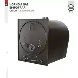 Horno empotrar a gas frente chico c/u