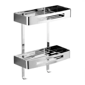 Organizador de ducha doble a/inox