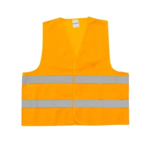 Chaleco con reflectivo naranja