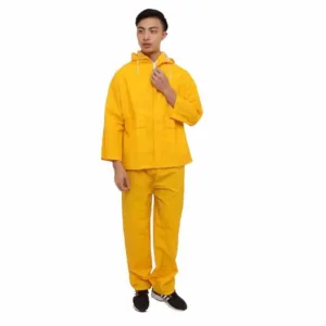Traje pvc amarillo l
