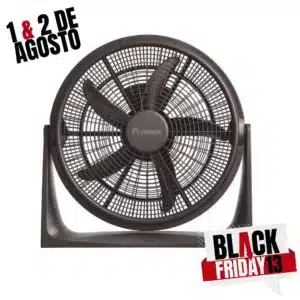 Ventilador turbo 20" negro 5p  c/u